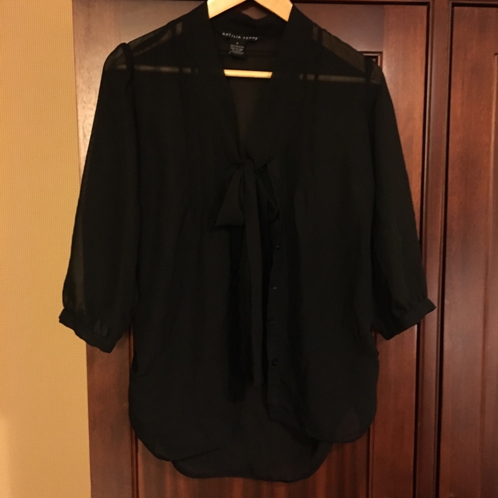 Black Blouse from local boutique